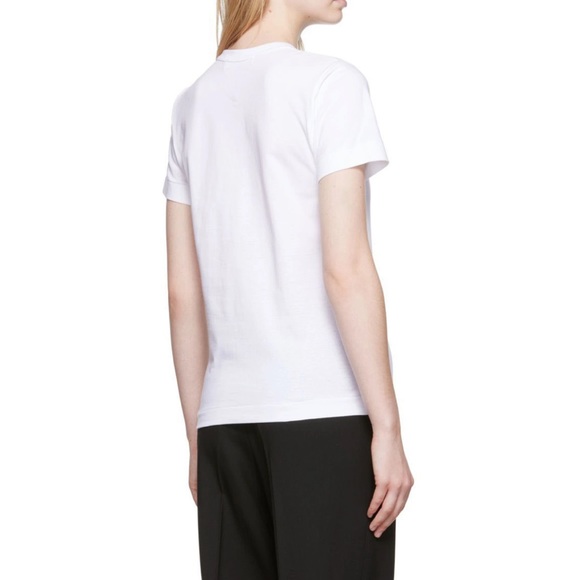 White Heart Patch T-Shirt - COMME DES GARÇONS PLAY - Picture 3 of 15